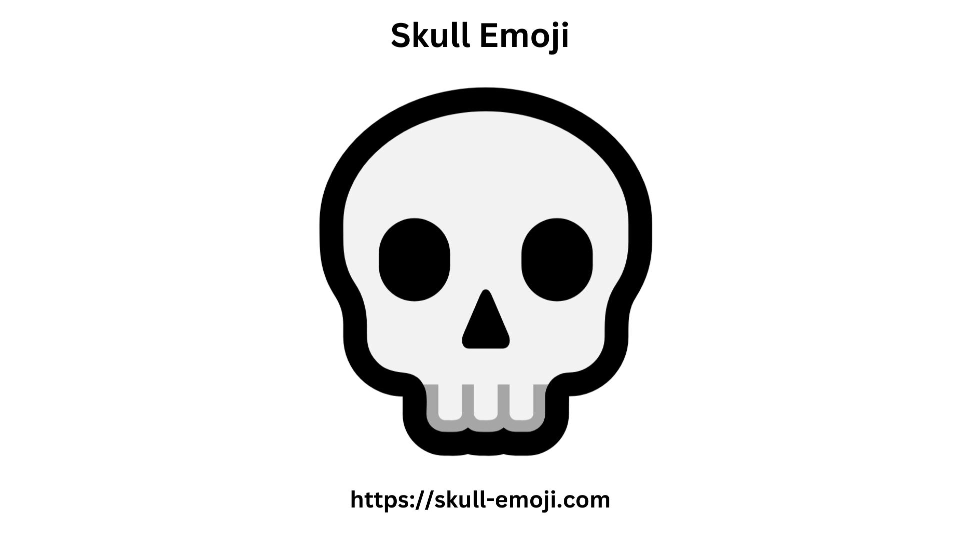 Skull Emoji 💀 Text Copy and Paste, Meaning